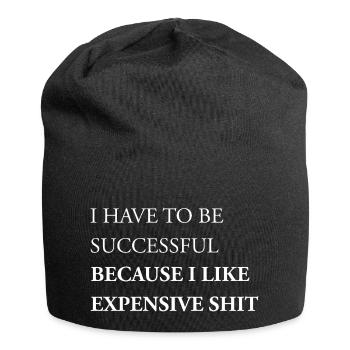 Succès & Luxe - Motivation des entreprises - Bonnet en jersey - noir - Devant