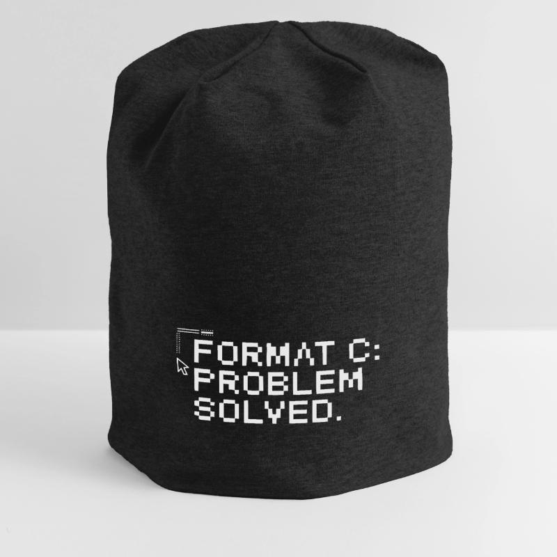 Format c: problem solved. Jersey-Beanie