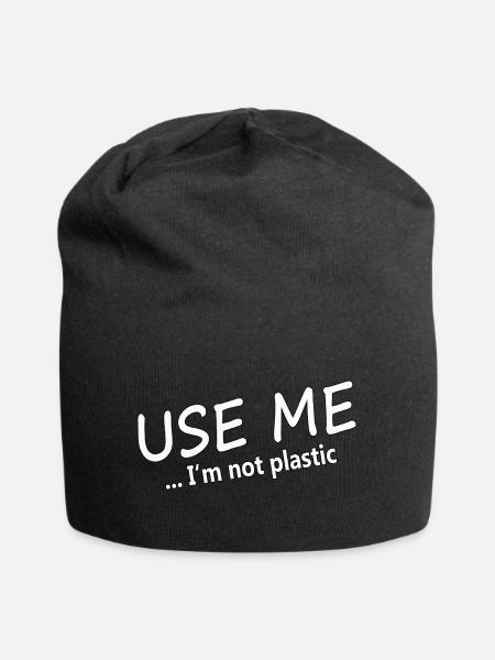 USE ME - Jersey-Beanie - Schwarz