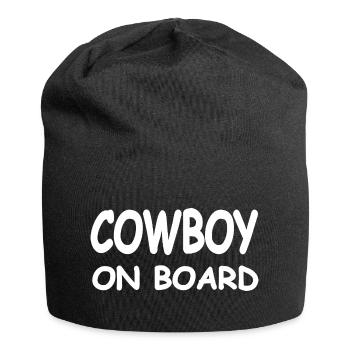 Cowboy - Jersey Beanie - black - Front
