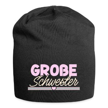 grande sœur - Bonnet en jersey - noir - Devant
