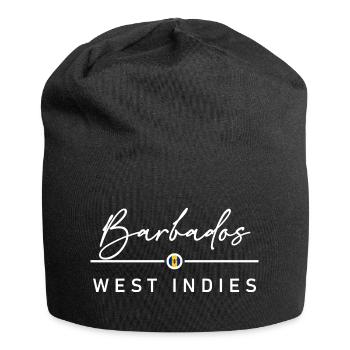Barbados - West Indies - Caribbean - Jersey Beanie - black - Front