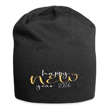 Happy New Year 2026 - Bonnet en jersey - noir - Devant