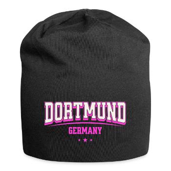 Dortmund Germany College Style Pink - Jersey Beanie - black - Front