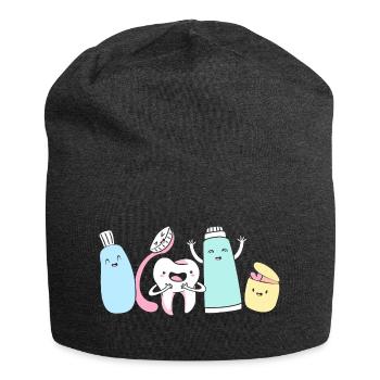 Receptionist Dentist - Jersey Beanie - charcoal grey - Front