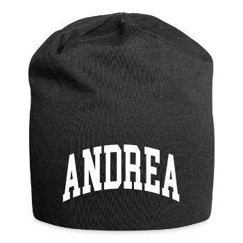 Andrea - Bonnet en jersey - noir - Devant