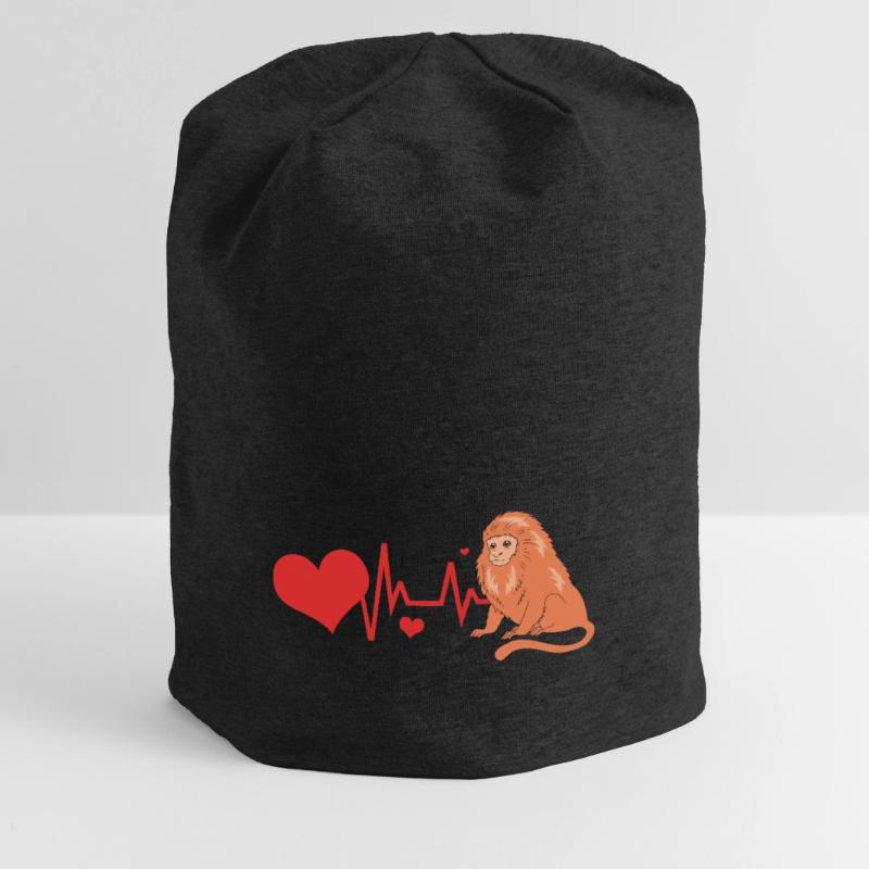 Tamarin Monkey Monkey Monkey Monkey Face Jersey Beanie