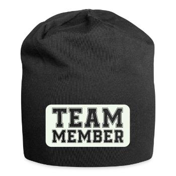 Varsity-style team member - Jersey Beanie - black - Front