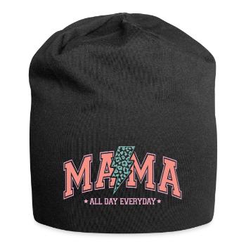 Mama All Day Everyday - Jersey Beanie - black - Front