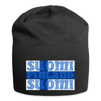 Finland Finland flag - Jersey Beanie - black - Front