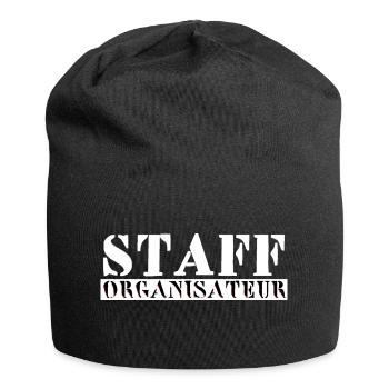 STAFF organisateur (dos) - Bonnet en jersey - noir - Devant