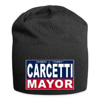 Mayor Carcetti (white background) - Jersey Beanie - black - Front