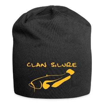 Clan Silure Wear - Design Classic Orange - Jersey Beanie - black - Front