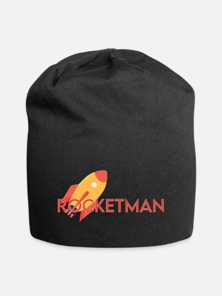 Rocketman - Jersey-Beanie - Schwarz