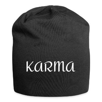 Karma - Bonnet en jersey - noir - Devant
