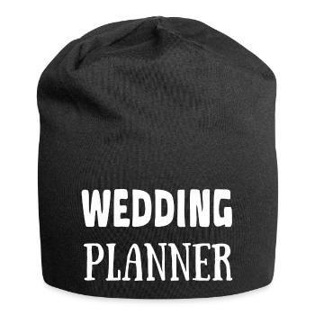 WEDDING PLANNER MARIAGE - Bonnet en jersey - noir - Devant