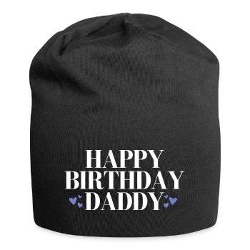 Happy birthday Daddy favorite person - Jersey Beanie - black - Front