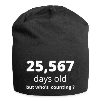 70th birthday - Jersey Beanie - black - Front