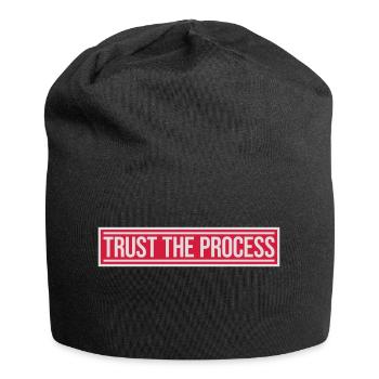 faire confiance au processus Devis - Bonnet en jersey - noir - Devant