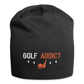 Golf addict - Jersey Beanie - black - Front