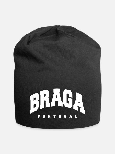 Braga - Bonnet en jersey - noir