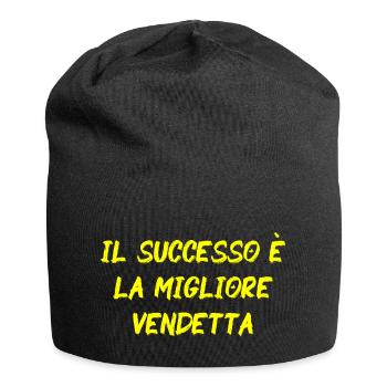 Il successo è la migliore vendetta - GLD - Bonnet en jersey - noir - Devant