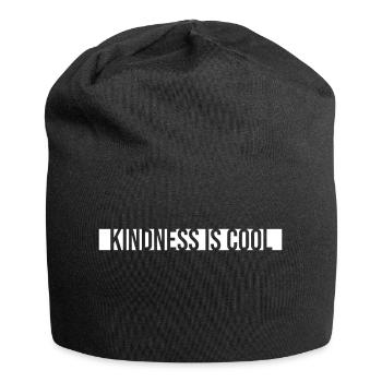 La gentillesse est cool gentillesse gentillesse dicton - Bonnet en jersey - noir - Devant