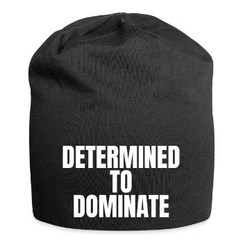 Determined to dominate - Jersey Beanie - black - Front