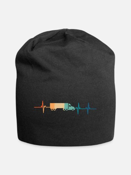 Heartbeat Truck - Jersey-Beanie - Schwarz