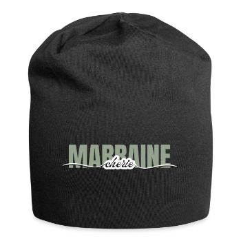 Liebe Patin - Patin Geschenk - Jersey-Beanie - Schwarz - Vorne