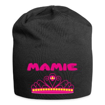 MAMIE - Bonnet en jersey - noir - Devant