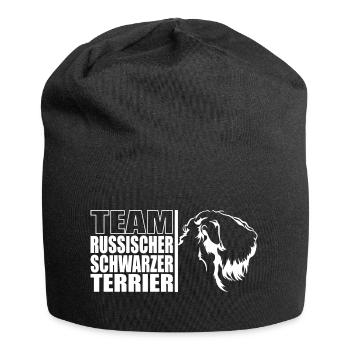 ÉQUIPE Chiens Terrier Noir Russe Wilsigns - Bonnet en jersey - noir - Devant