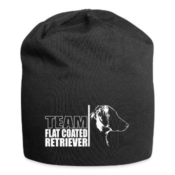 TEAM Chien retriever à poil plat Chien Wilsigns - Bonnet en jersey - noir - Devant