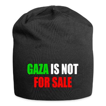 gaza is not for sale - Jersey Beanie - black - Front