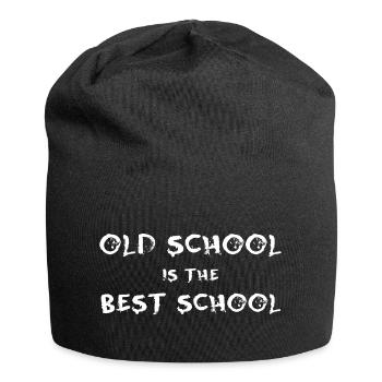 Old School is the best school - Jersey Beanie - black - Front