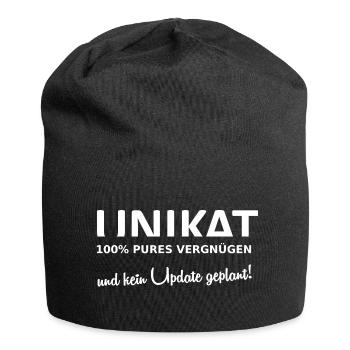 UNIQUE – 100% pure pleasure - Jersey Beanie - black - Front