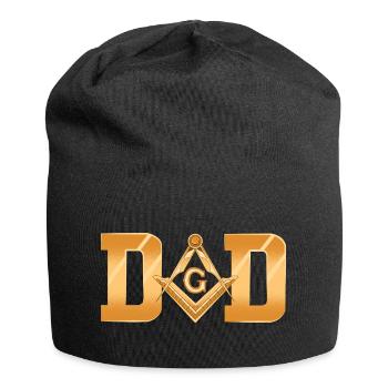 Illuminati Freimaurer - Jersey-Beanie - Schwarz - Vorne