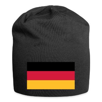 Allemagne Drapeau Noir Rouge Or - Bonnet en jersey - noir - Devant