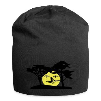 Face of Nature - Jersey Beanie - black - Front