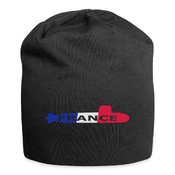 sous marin France - Bonnet en jersey - noir - Devant