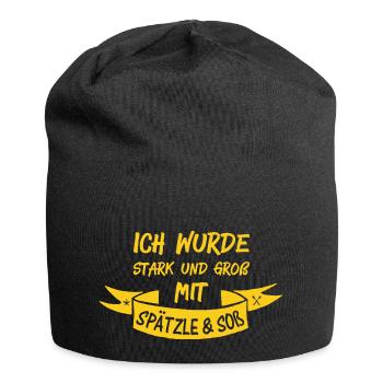 SPÄTZLE & SOß - Jersey-Beanie - Schwarz - Vorne