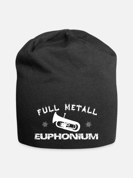 full-metall-euphonium - Jersey-Beanie - Schwarz