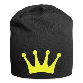 Couronne 4 - Bonnet en jersey - noir - Devant