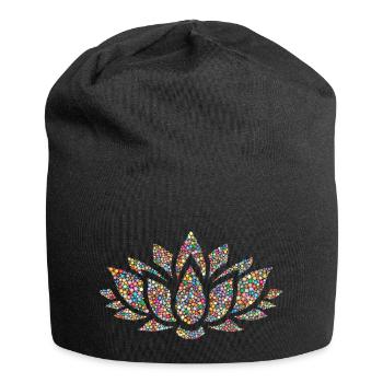 YOGA POSITIVE LIFE COLLECTION - Jersey Beanie - black - Front