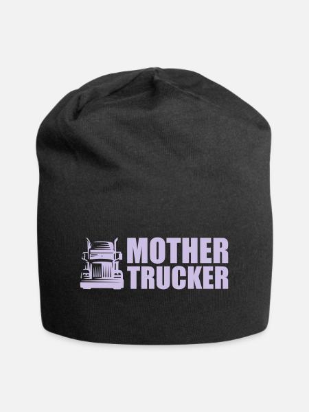 Mother Trucker - Jersey-Beanie - Schwarz