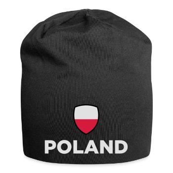 National Flag Of Poland - Jersey Beanie - black - Front