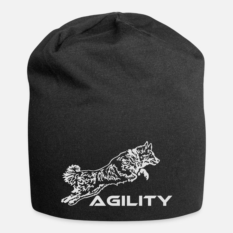 427 Australian Shepherd Agility - Jersey-Beanie - Schwarz