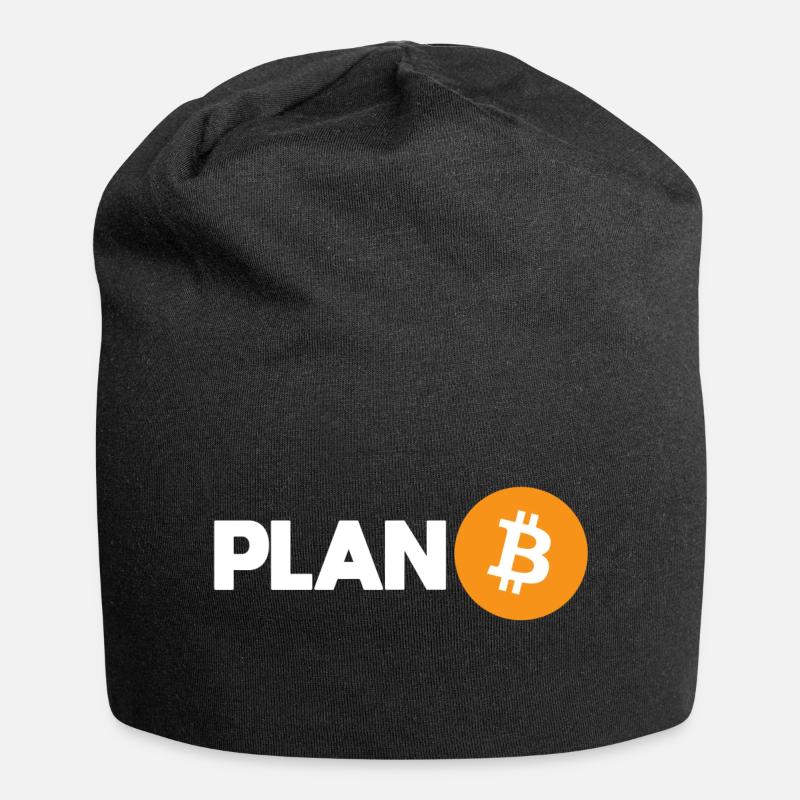 Plan Bitcoin - Bonnet en jersey - noir