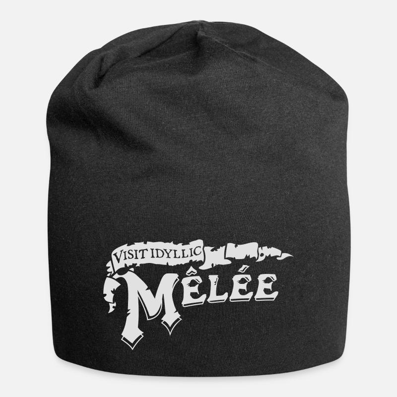 Visit Idyllic Melée - Jersey-Beanie - Schwarz