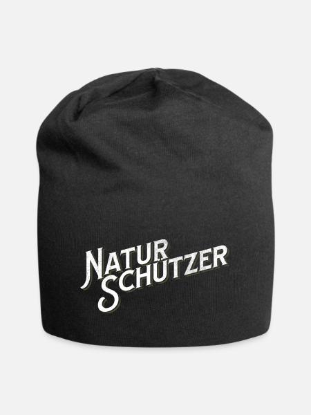 Naturschützer Naturschutz - Jersey-Beanie - Schwarz